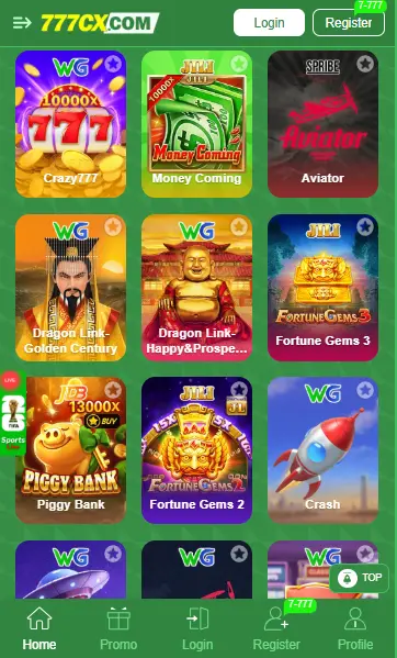 777Cx Game Login