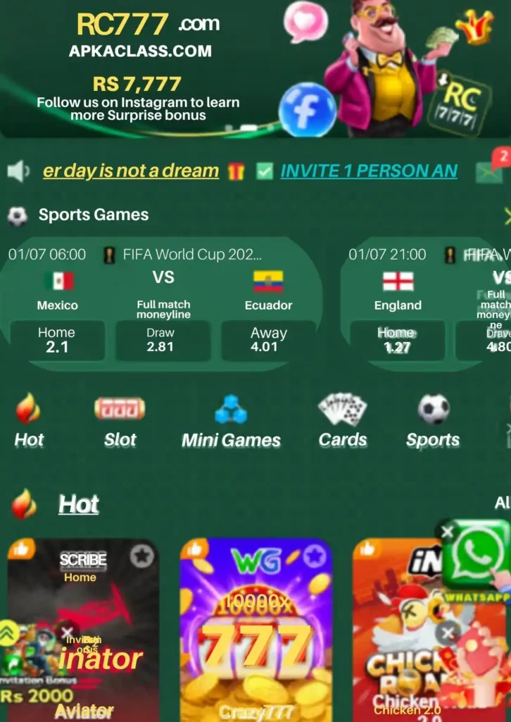 RC777 Game Login